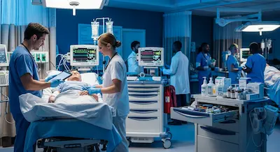 Emergency Department Examination Bed